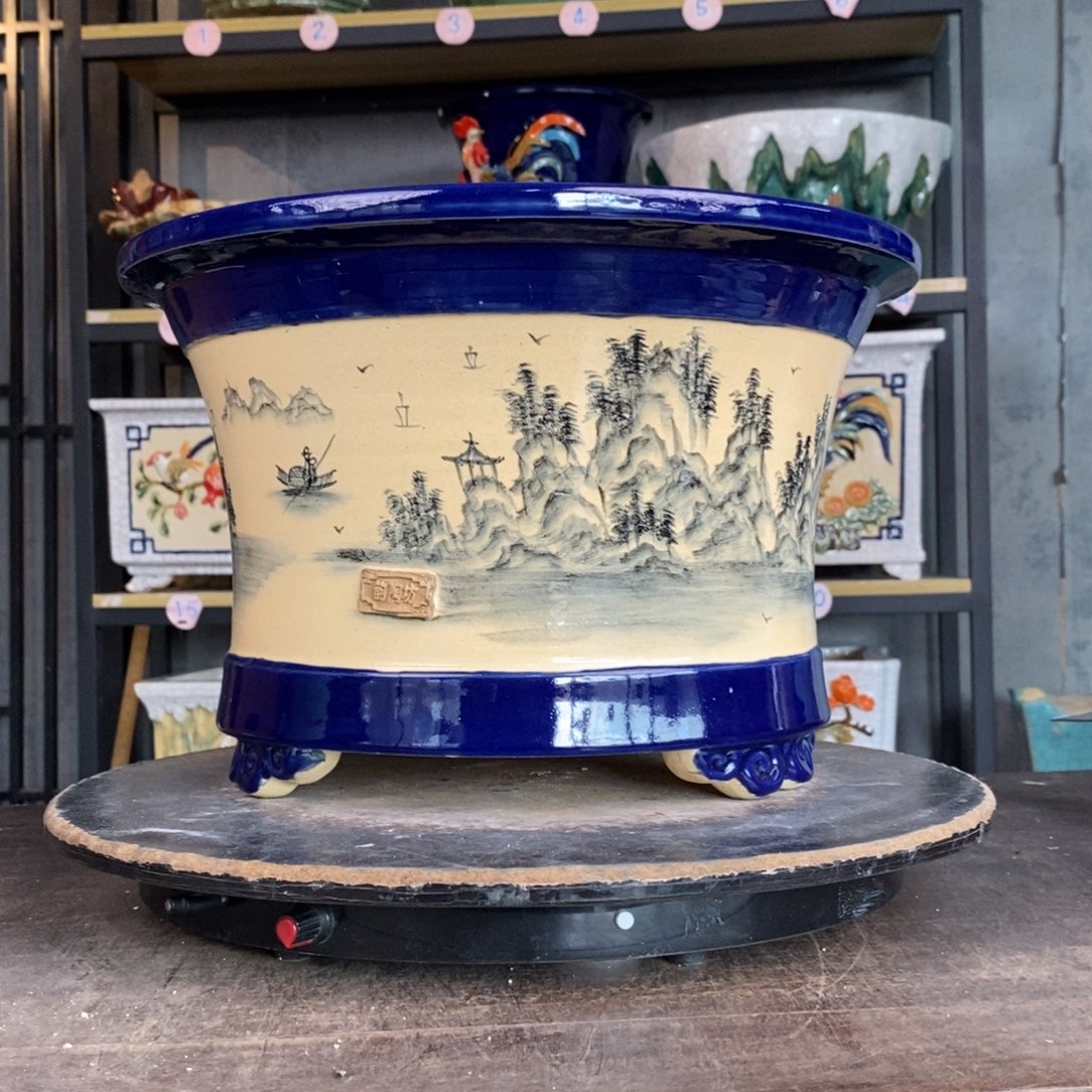 陶瓷悠*5手绘圆。  