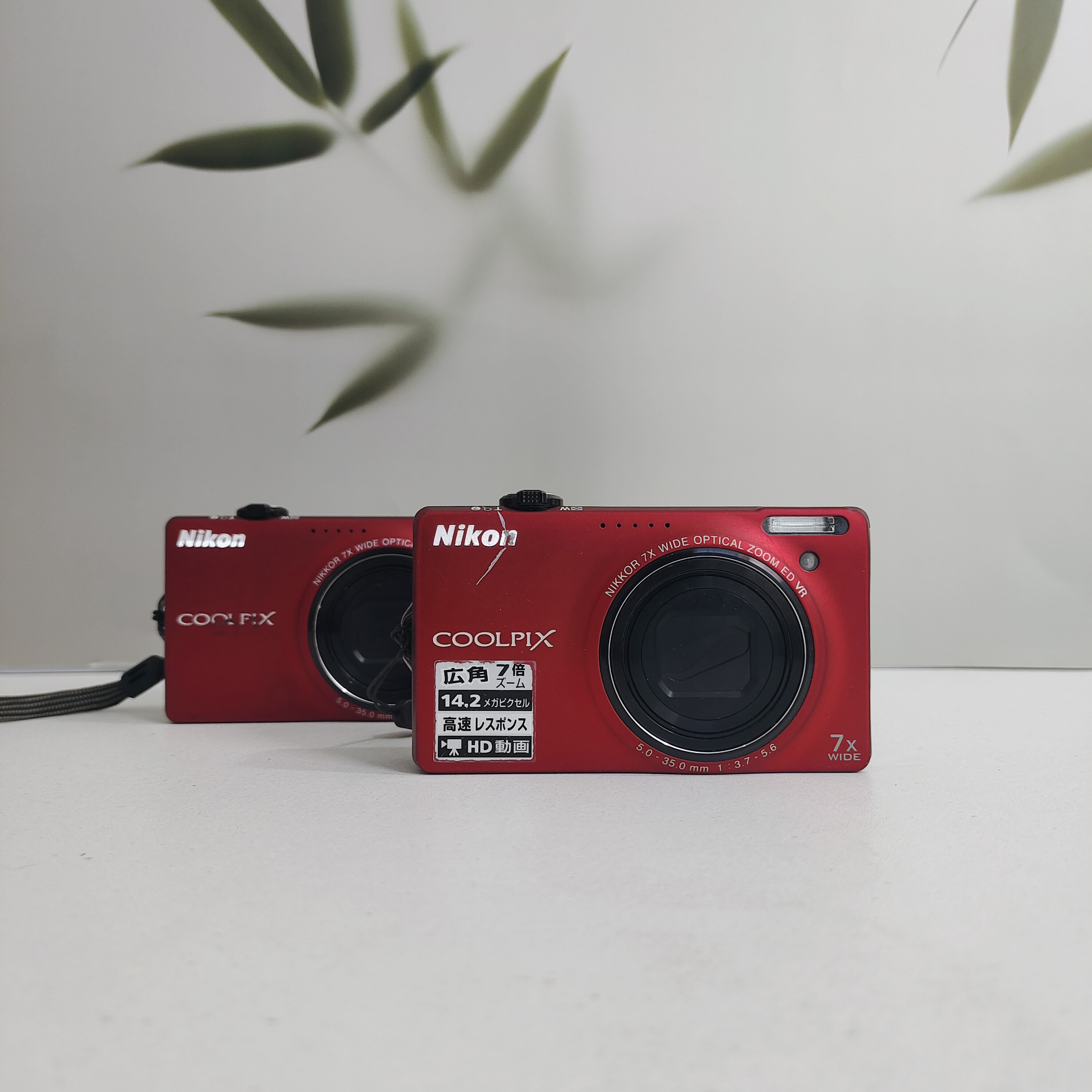 9新 Nikon/尼康 S6000 ccd相机7倍变焦1400万像素屏微暗角无影响