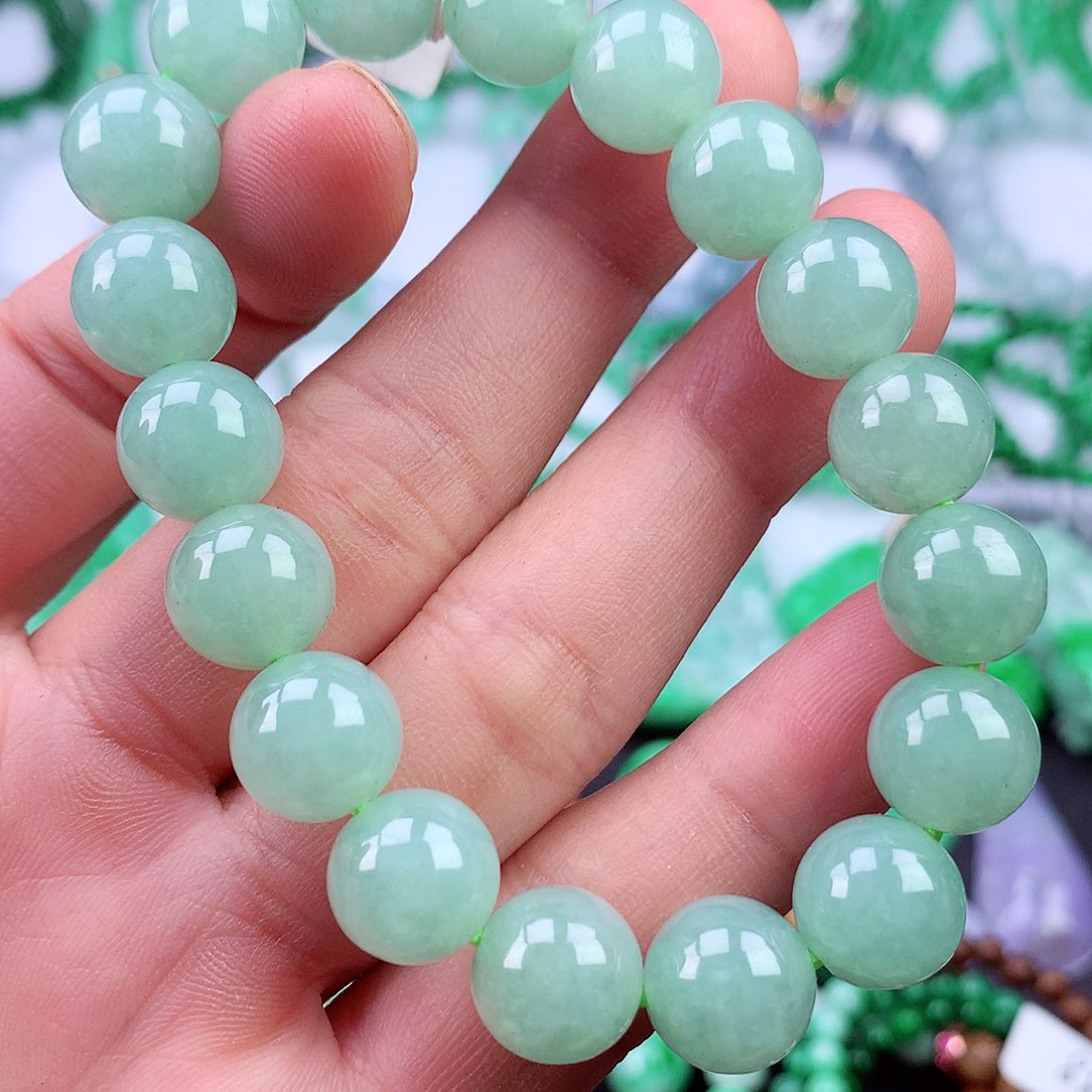 未镶嵌手链翡翠手串