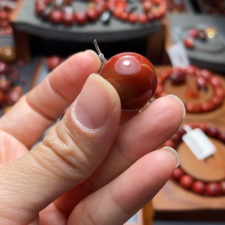 未镶嵌单珠18多样性发1南红玛瑙