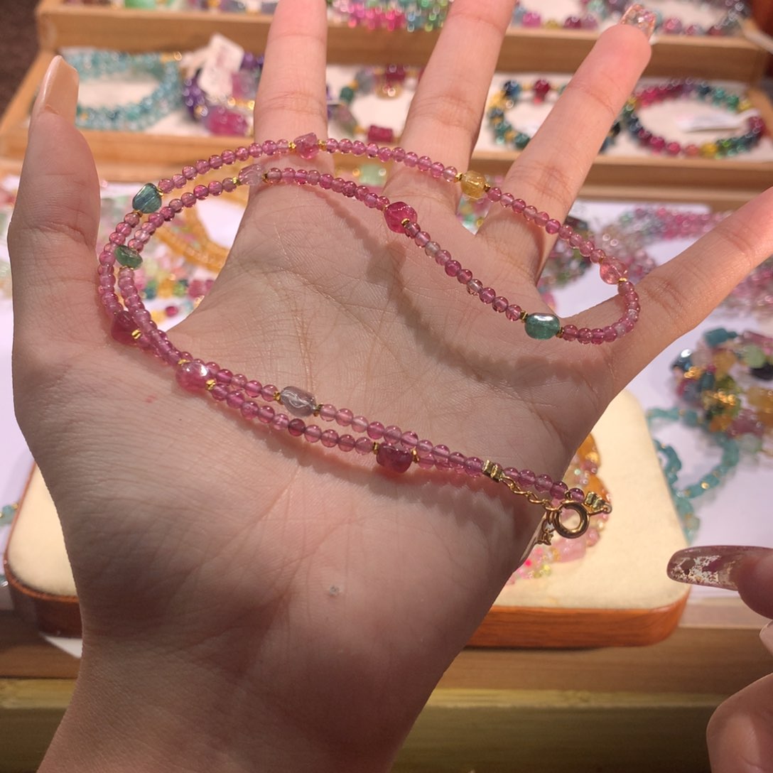 手链未镶嵌碧玺多样性发货其一