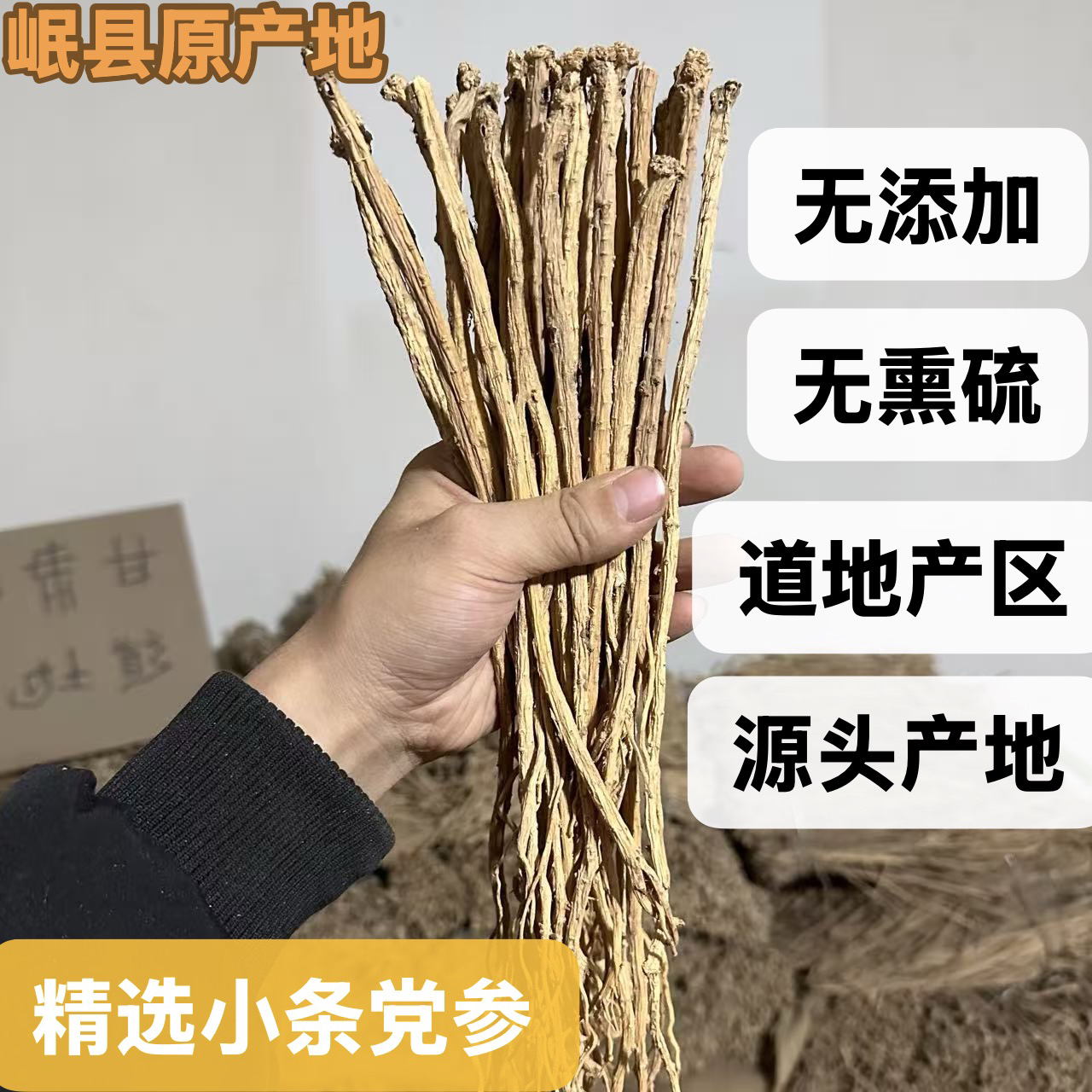 甘肃岷县 精选党参小条 新货滋补干货 可用于煲汤泡水 原味滋养
