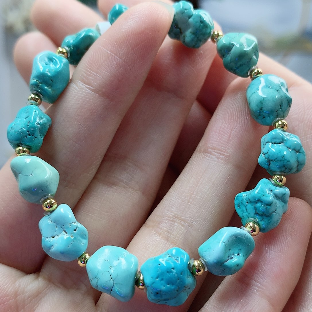 未镶嵌绿松石珠宝奇石