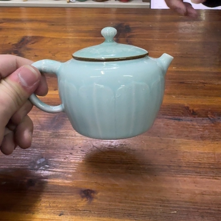 龙泉青瓷茶具微瑕6079