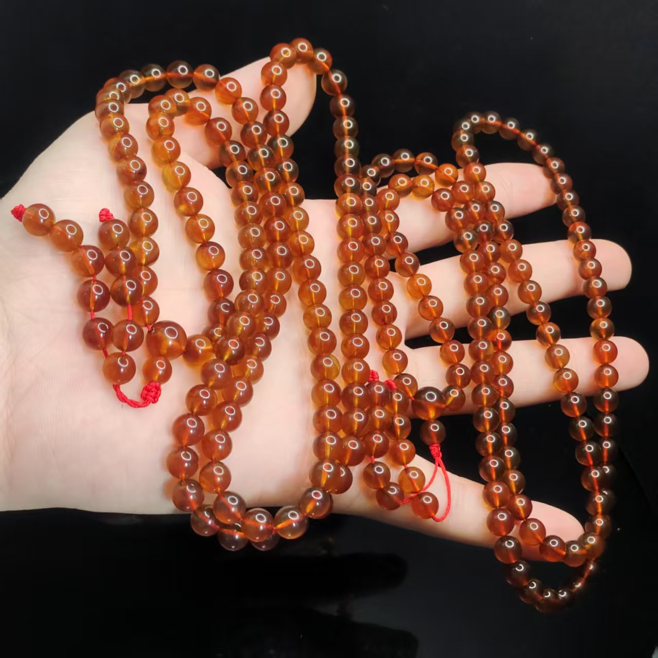 【康康严选】紫罗兰琥珀毛衣项链K2【多样性发其一】约6mm+