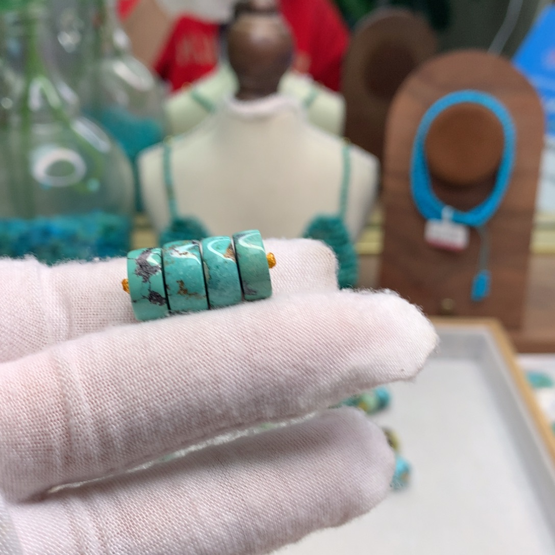 绿松石未镶嵌配饰