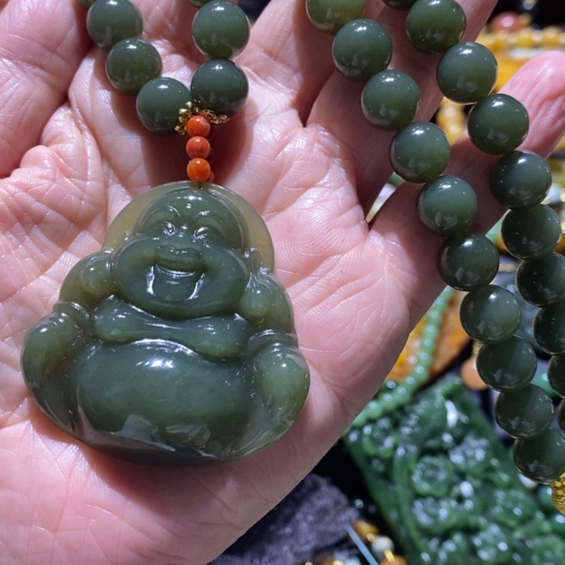 【闪购商品】和田玉毛衣链未镶嵌