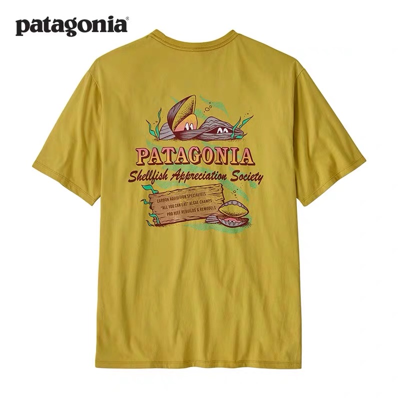 【官方正品】Patagonia/巴塔哥尼亚男士棉质圆领舒适短袖T恤 37801