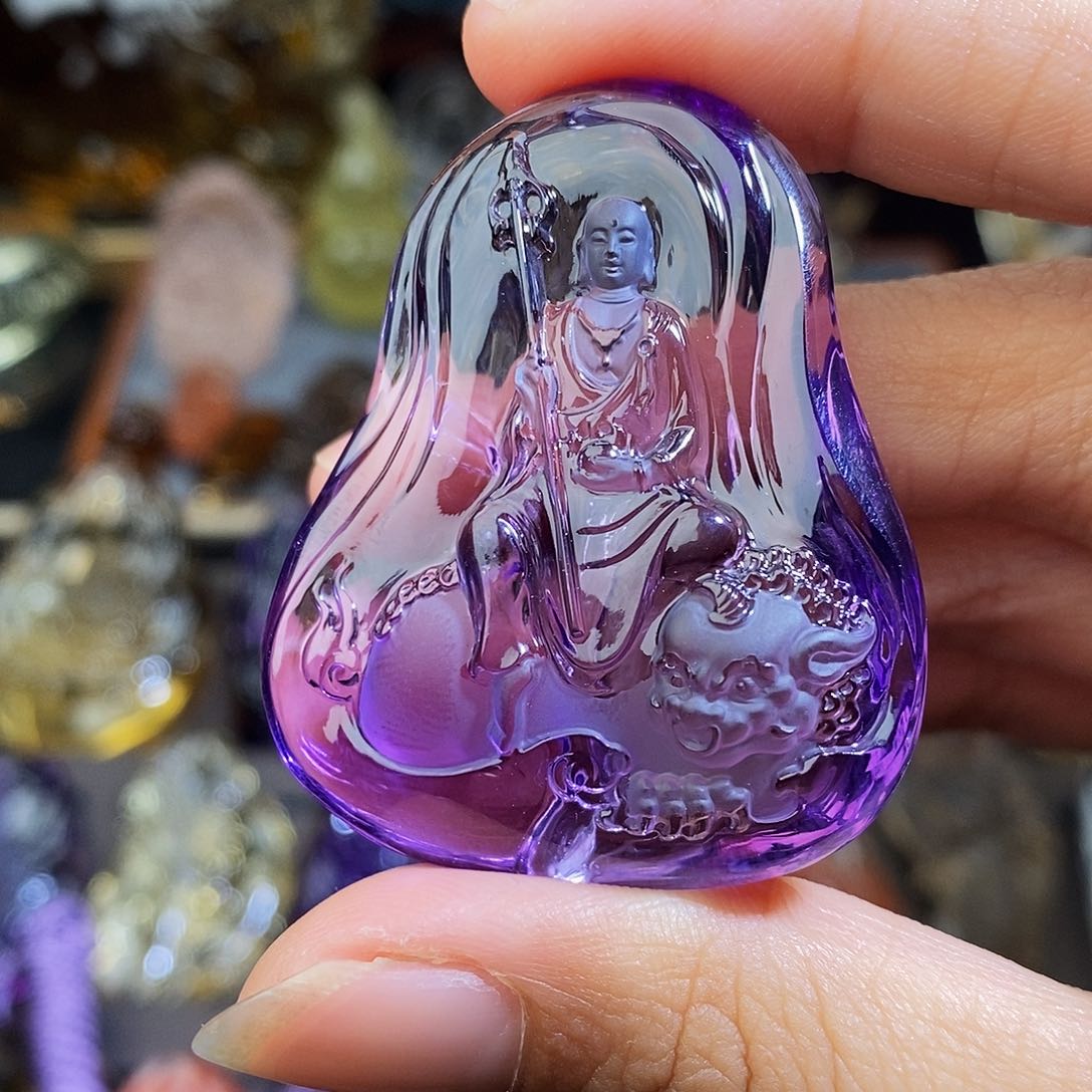 水晶吊坠未镶嵌冬吊坠