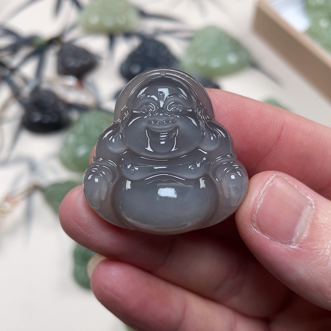 和田玉吊坠(不含链)未镶嵌林*微信