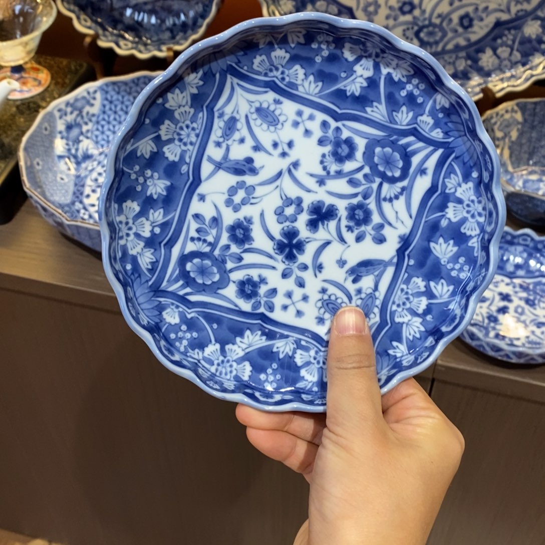 平盘16 厘米 小杨瓷器陶瓷陶瓷