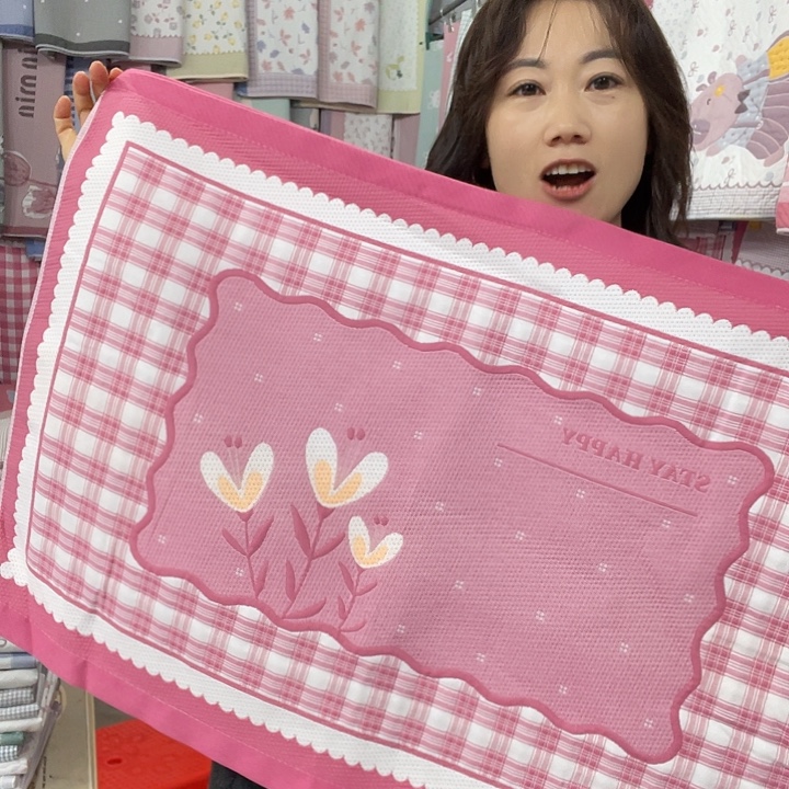 棉特价促销粉色三朵花