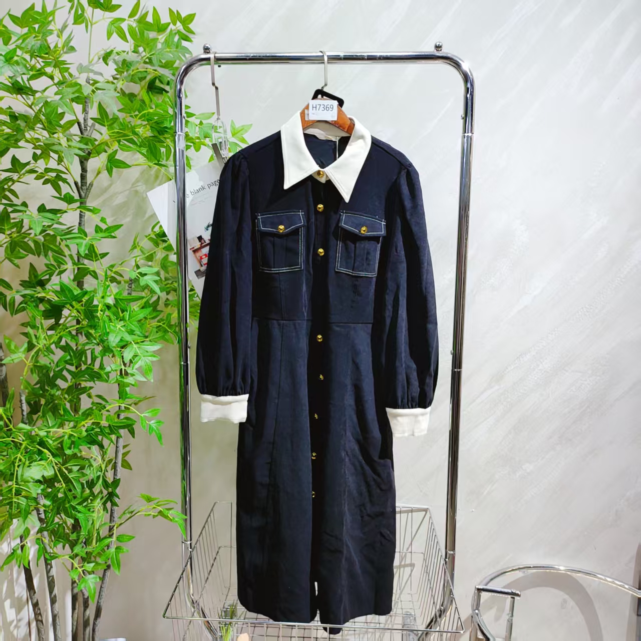 【H7369】女士气质轻奢百搭连衣裙