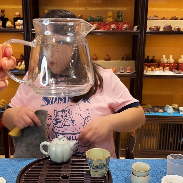 白把大玉雅公道杯