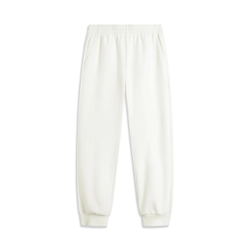 《直播》李宁运动生活系列长裤运动女子束脚加绒保暖长裤AKLU622