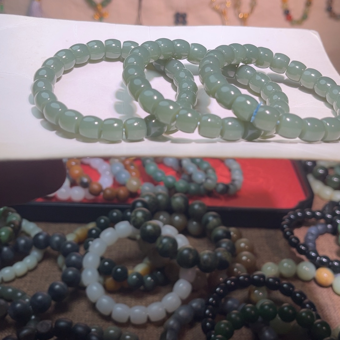 手链未镶嵌和田玉拍一发一