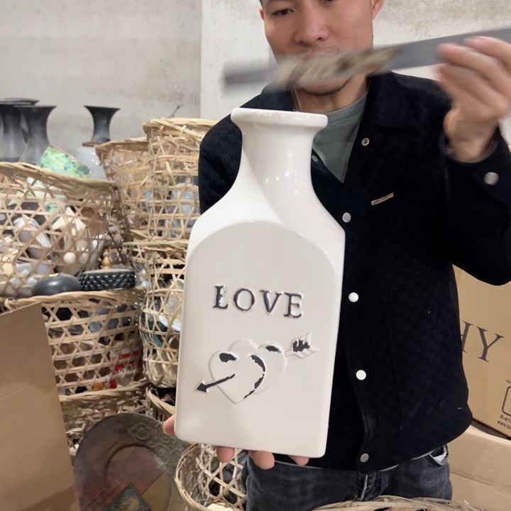 瓶高度35厘米口径8厘米微瑕捡漏