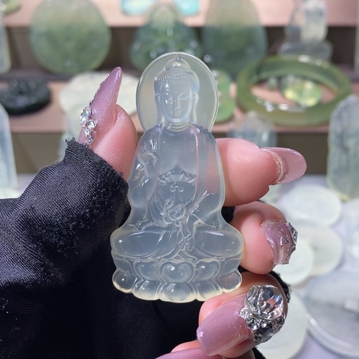 岫玉吊坠未镶嵌吊坠