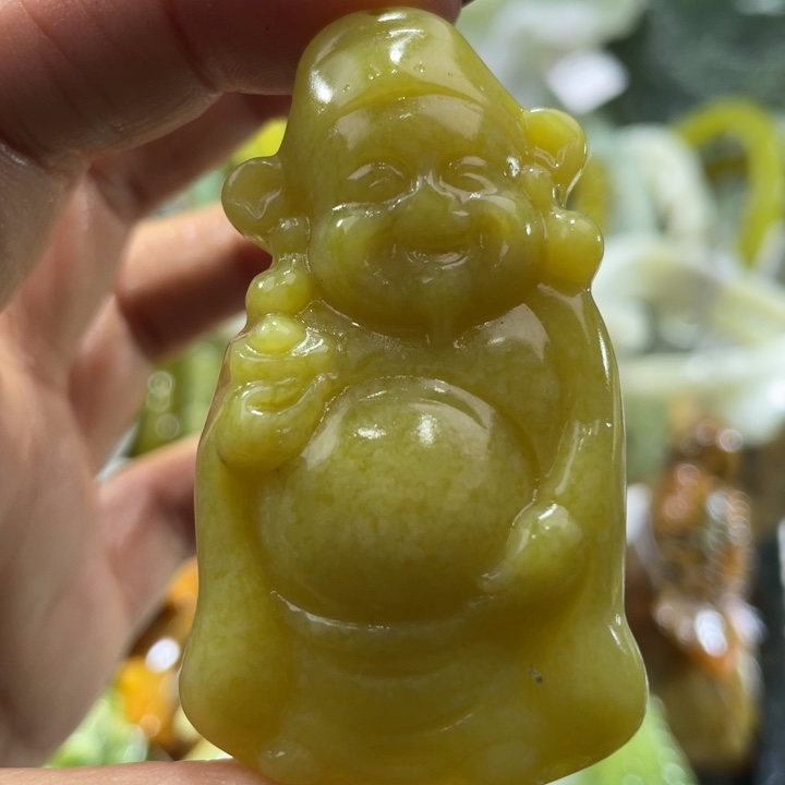 岫玉未镶嵌吊坠吊坠