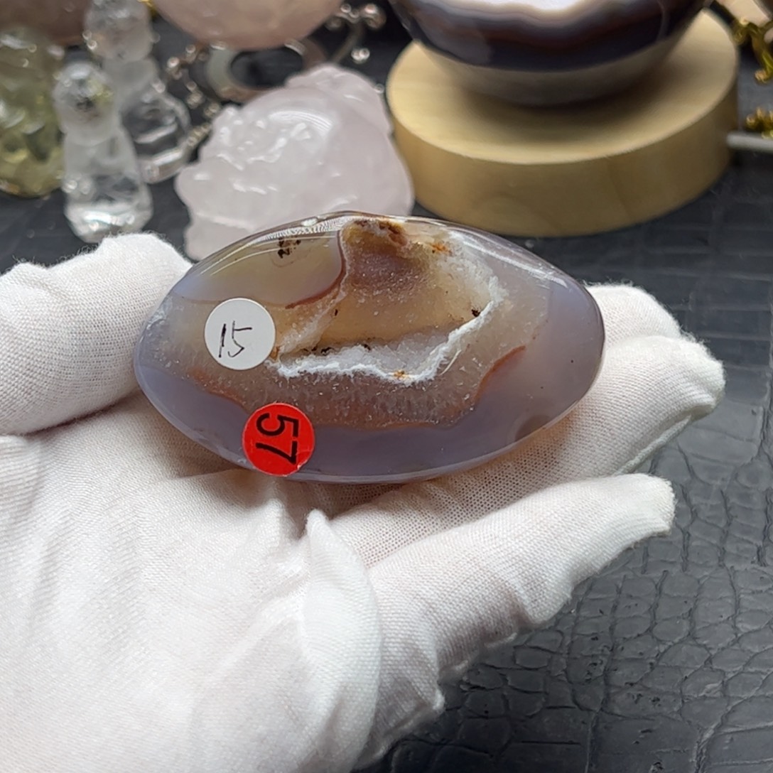 未镶嵌水晶珠宝半成品小钱袋57