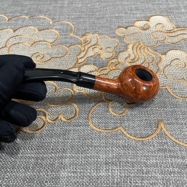 102意大利石楠木平底锅烟斗（轻巧携带方便）