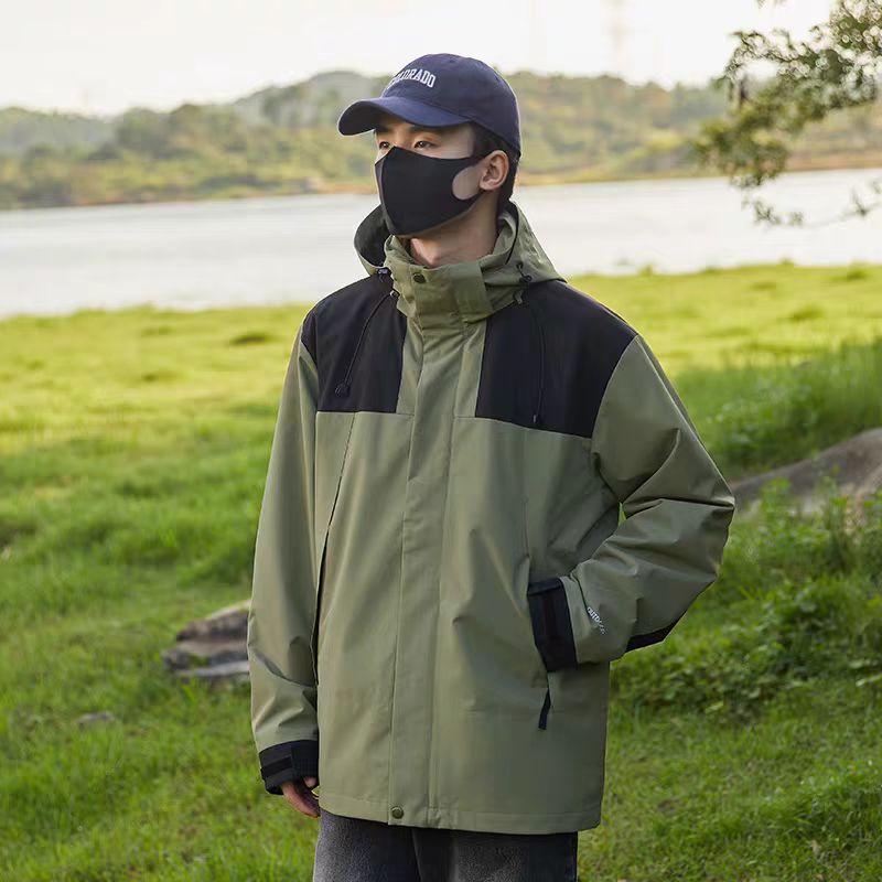 户外男女同款三合一运动休闲冲锋衣外套6C998(合款 单品不退不换)