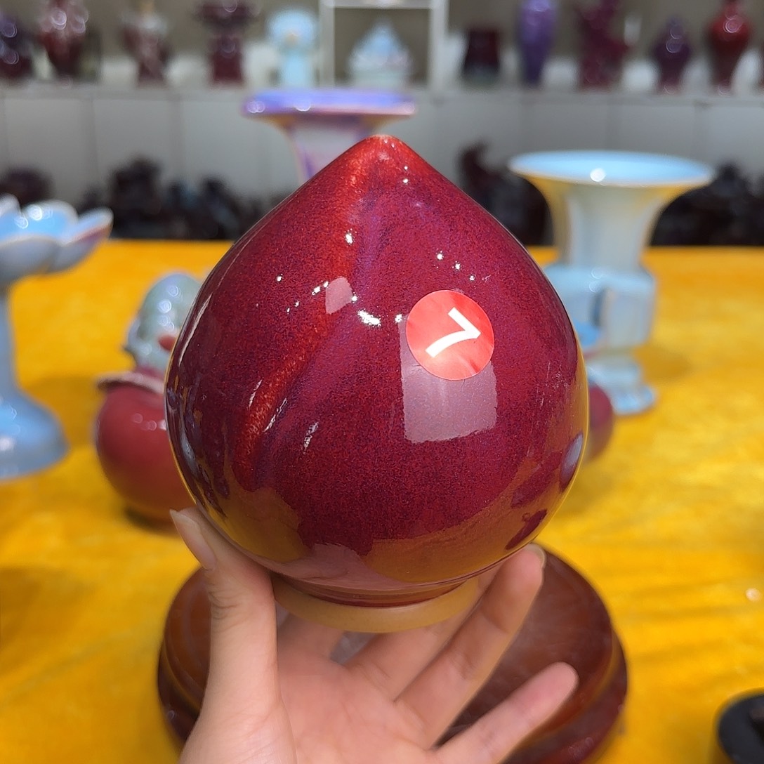 摆件陶郑家钧窑摆件