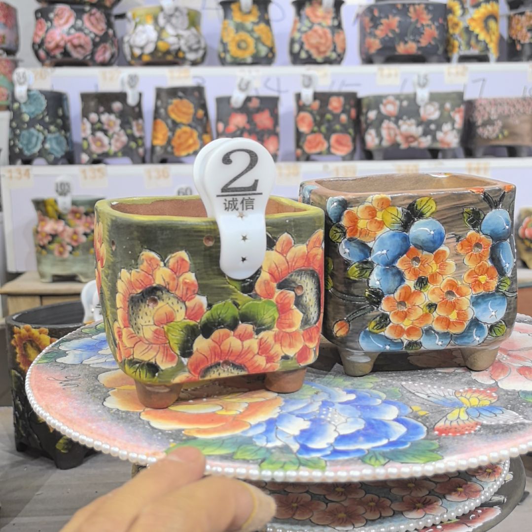 花盆红泥景德镇花盆