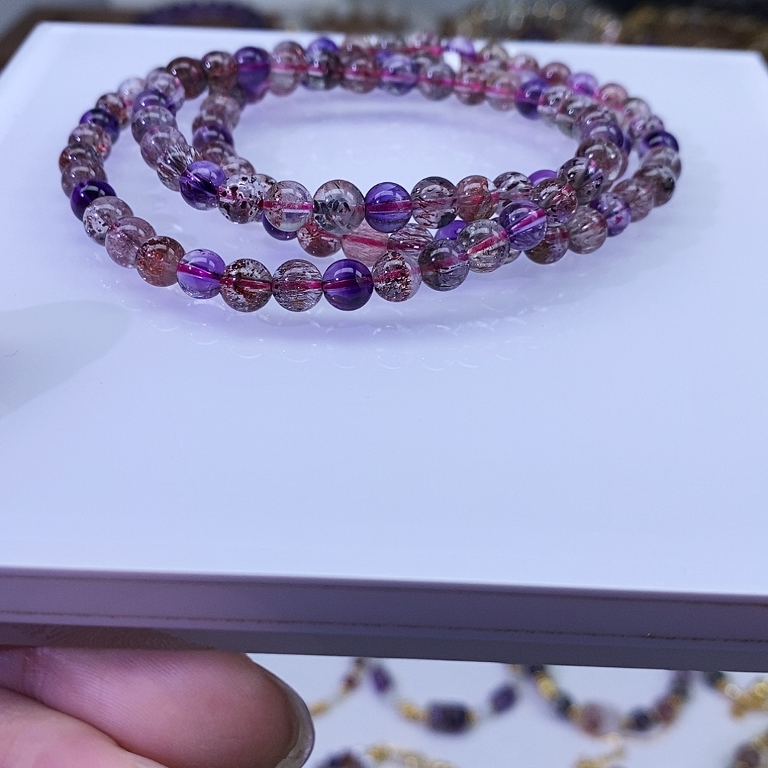 星***房水晶手链未镶嵌超七三圈