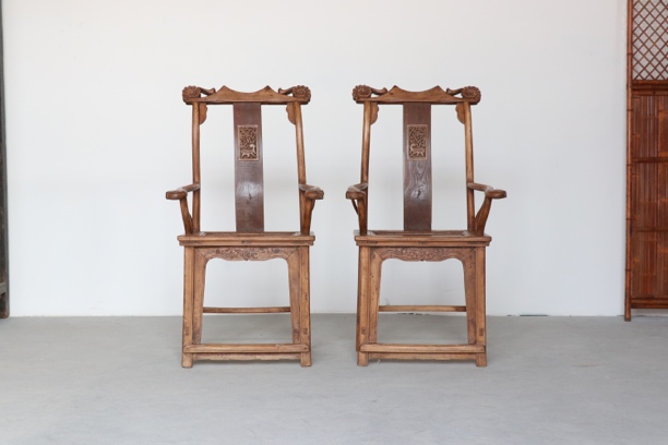 老四出头椅子，榆木。改价链接