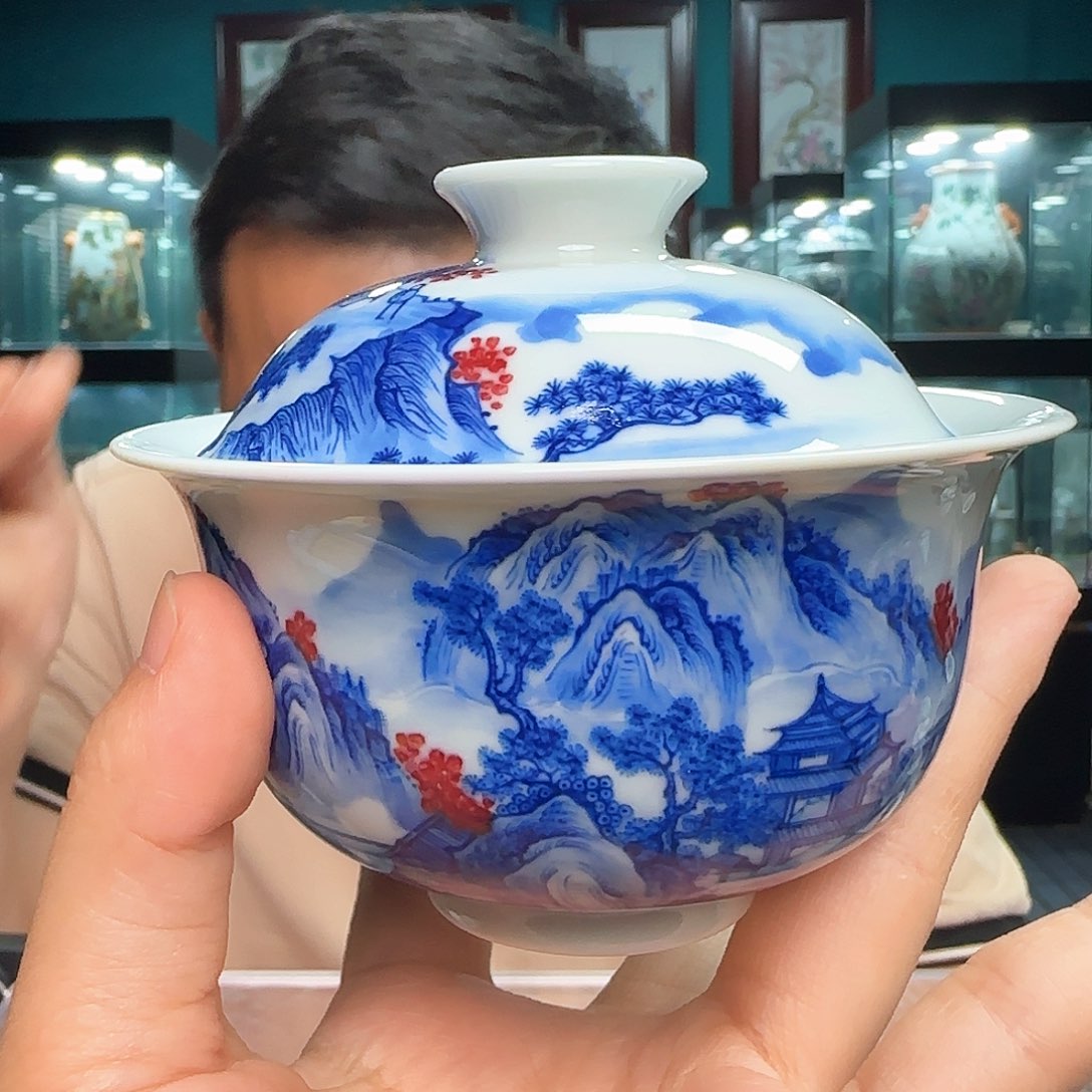 杯景德镇陶瓷手工制作