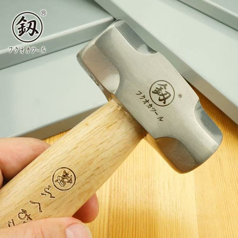 福冈日本小锤子八角锤装修家用短柄迷你小号工具锤八角小锤子工具