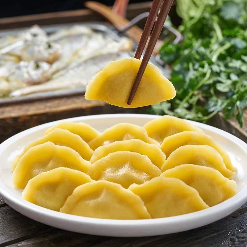 尚尚海鲜 连云港发货 纯手工黄花鱼水饺400g/到手8包 