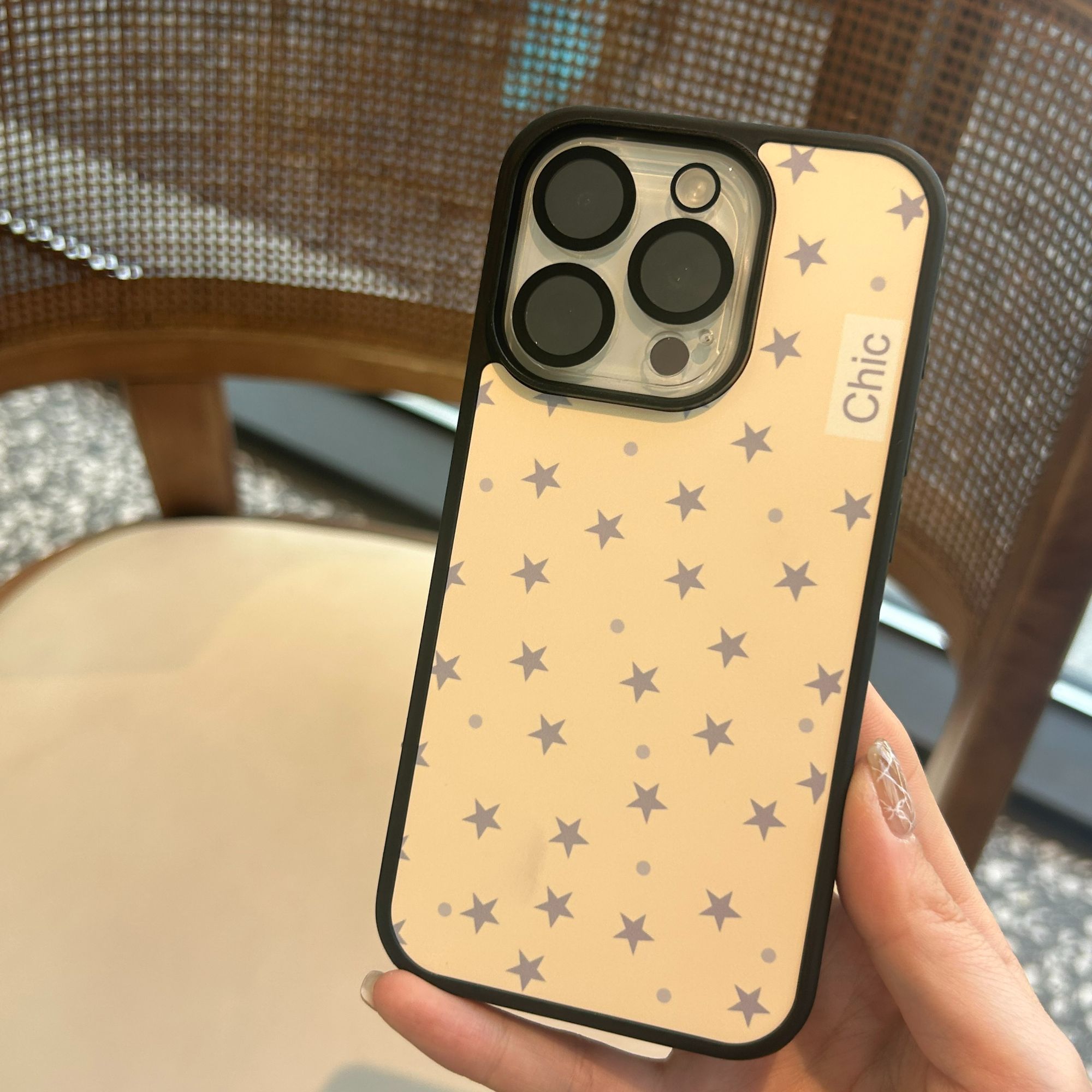 蓝网格菲林二代结适用苹果全系列手机壳全包设计小众清新