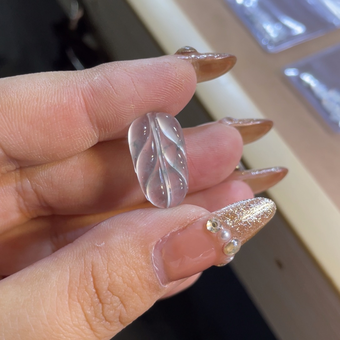 定制翡翠未镶嵌叶子