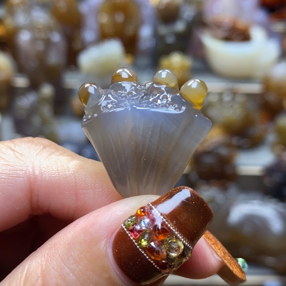 玛瑙/玉髓挂件未镶嵌