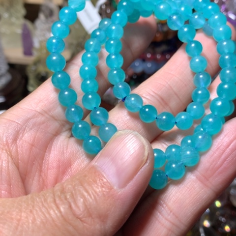 天河石手链未镶嵌6mm手串