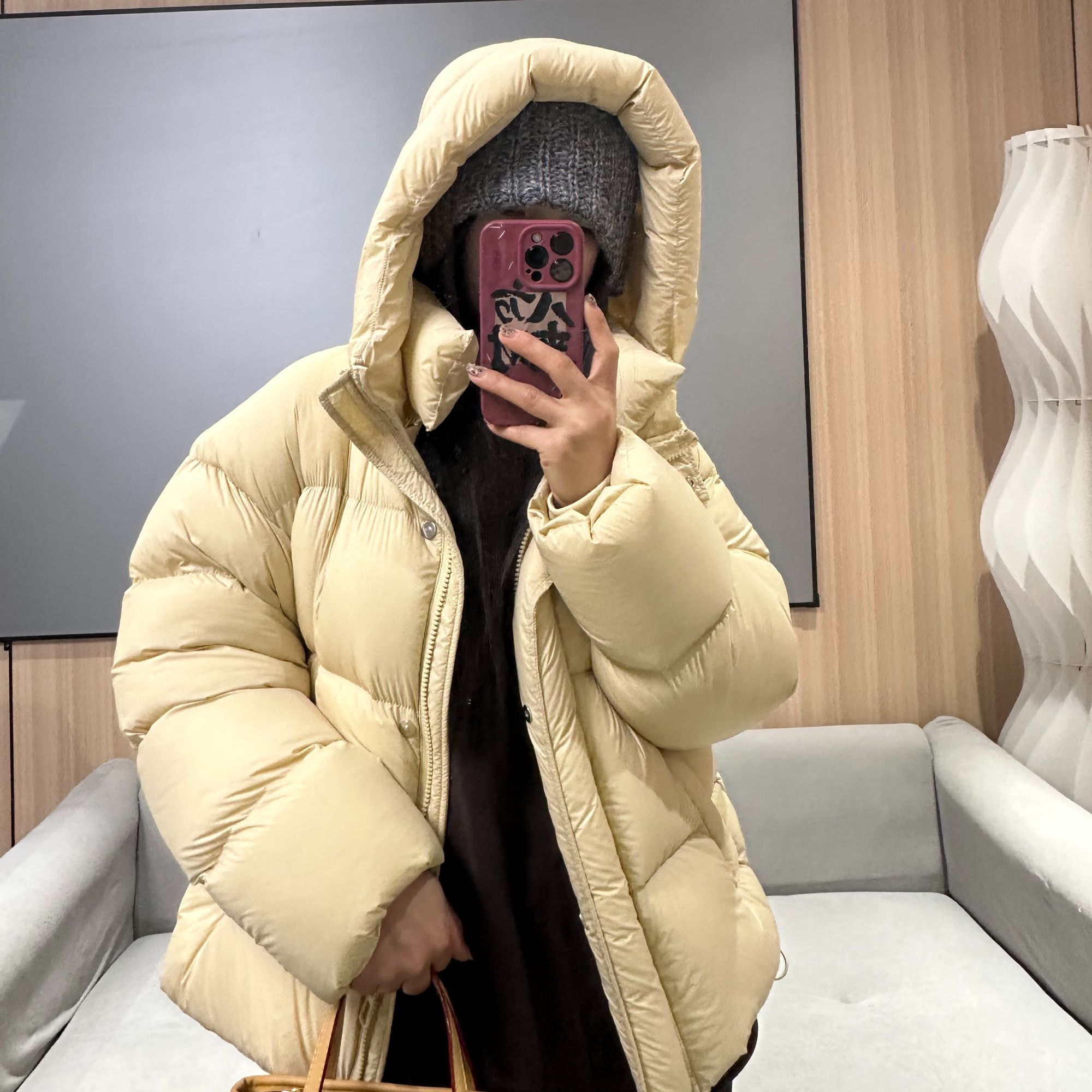 独家新款95白鸭绒泡芙韩系风格羽绒服女款泡芙面包服羽绒服爆款