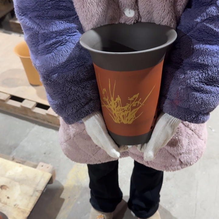 紫砂花盆破损补发