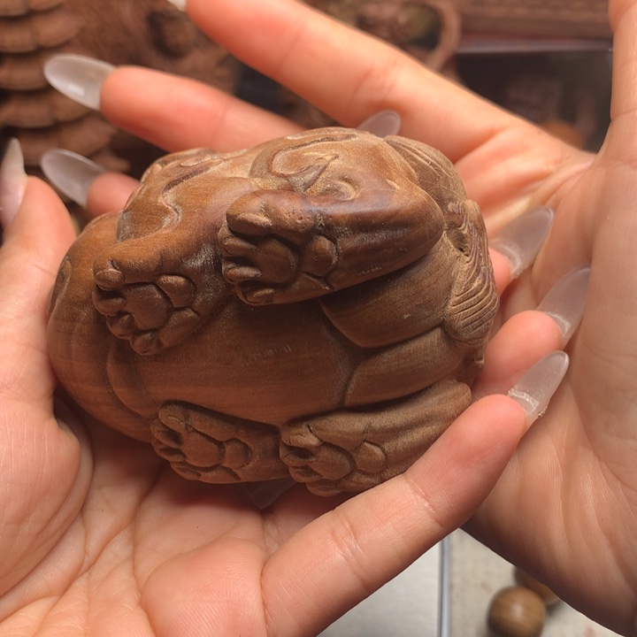 檀香木把件老山檀木瑕疵