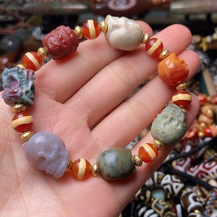 玛瑙/玉髓未镶嵌手链