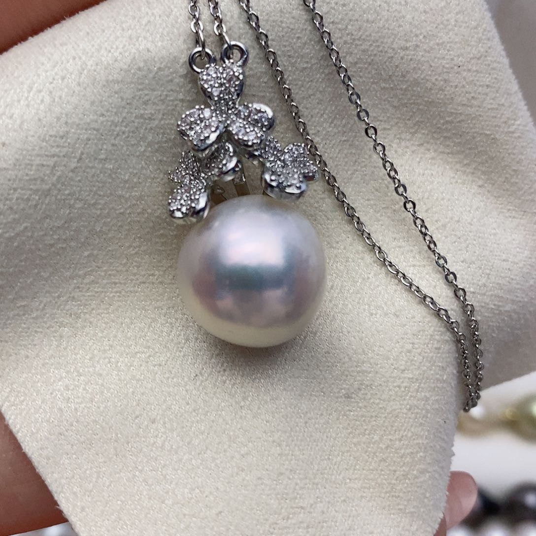 【闪购商品】淡水珍珠颈饰合金14mm