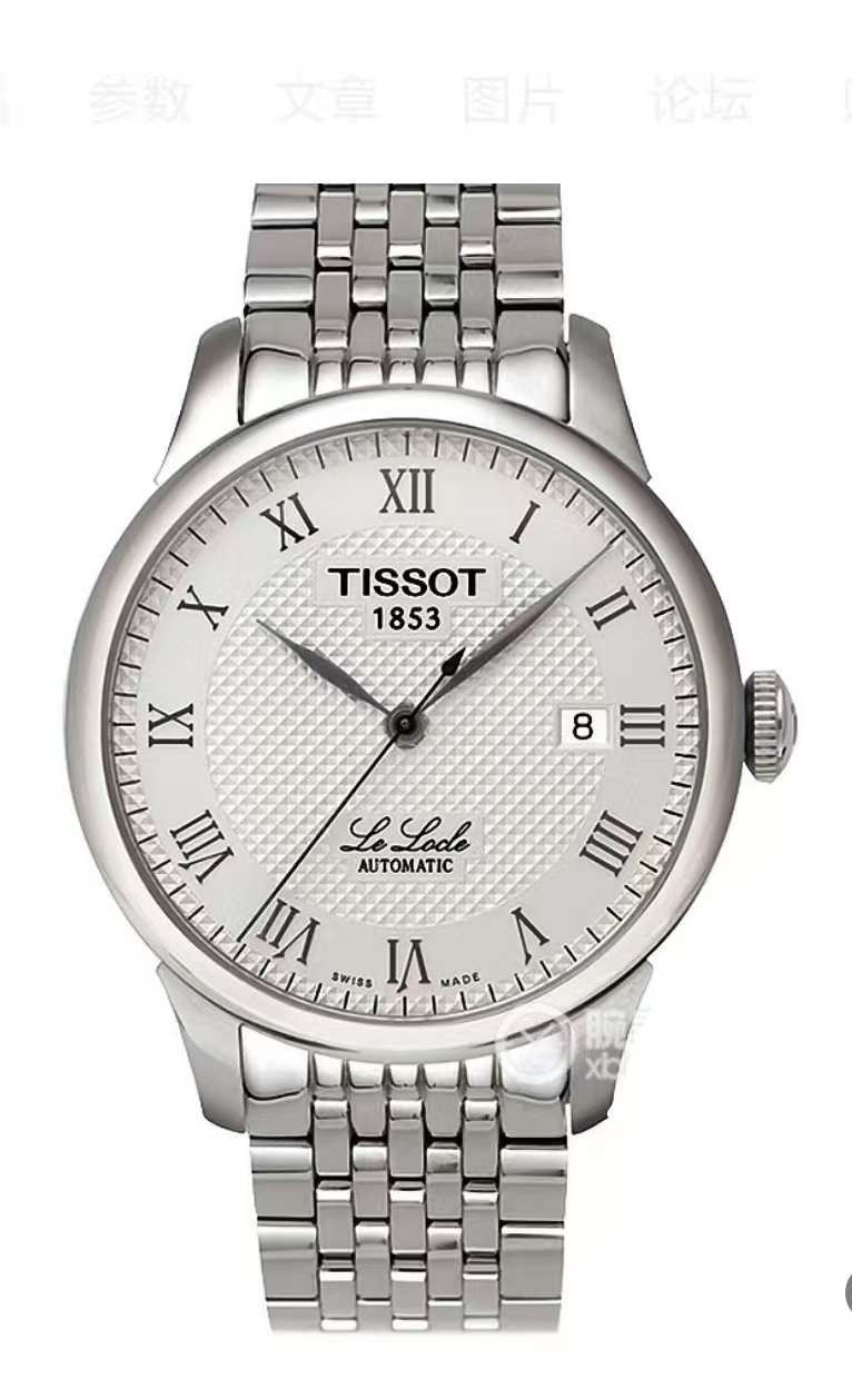 99新 Tissot/天梭 99新/力洛克T006/39.3MM/男款机械/经典黑