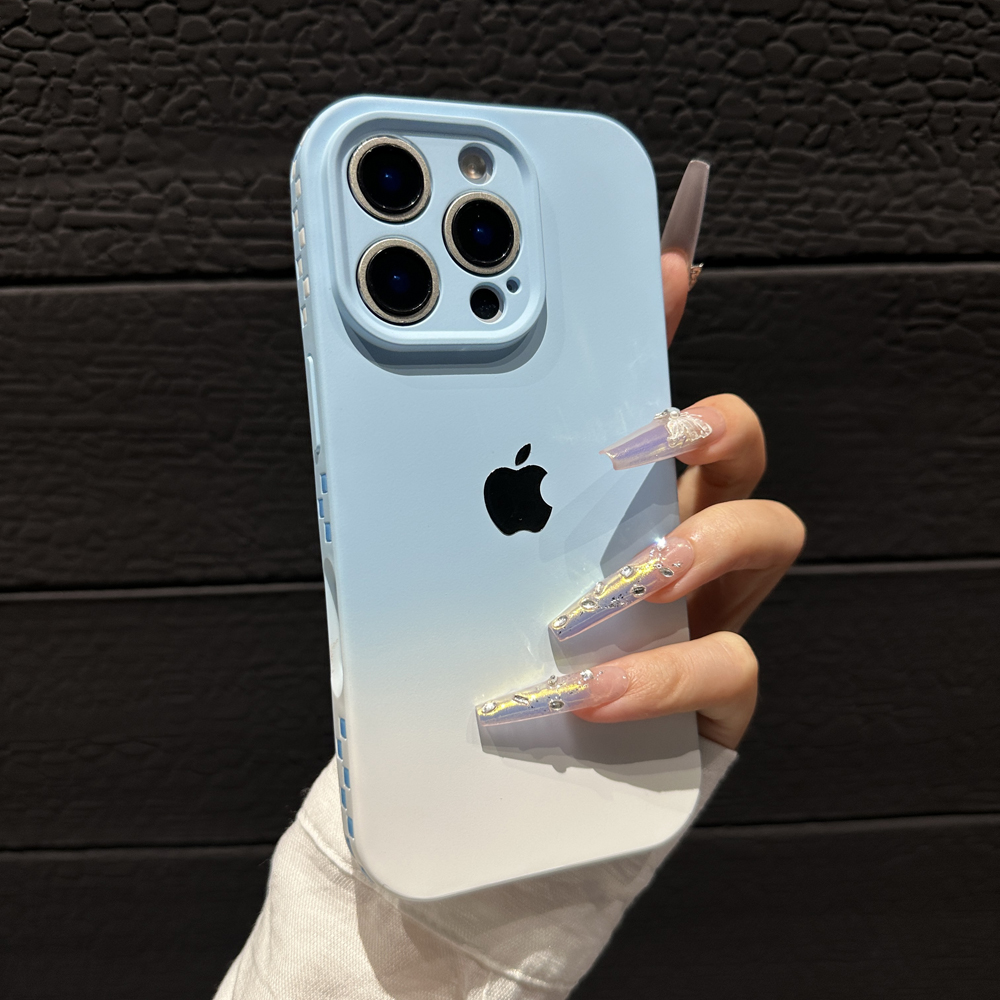 新款高级纯色肤感适用苹果16promax手机壳iphone15/14/13防摔简约