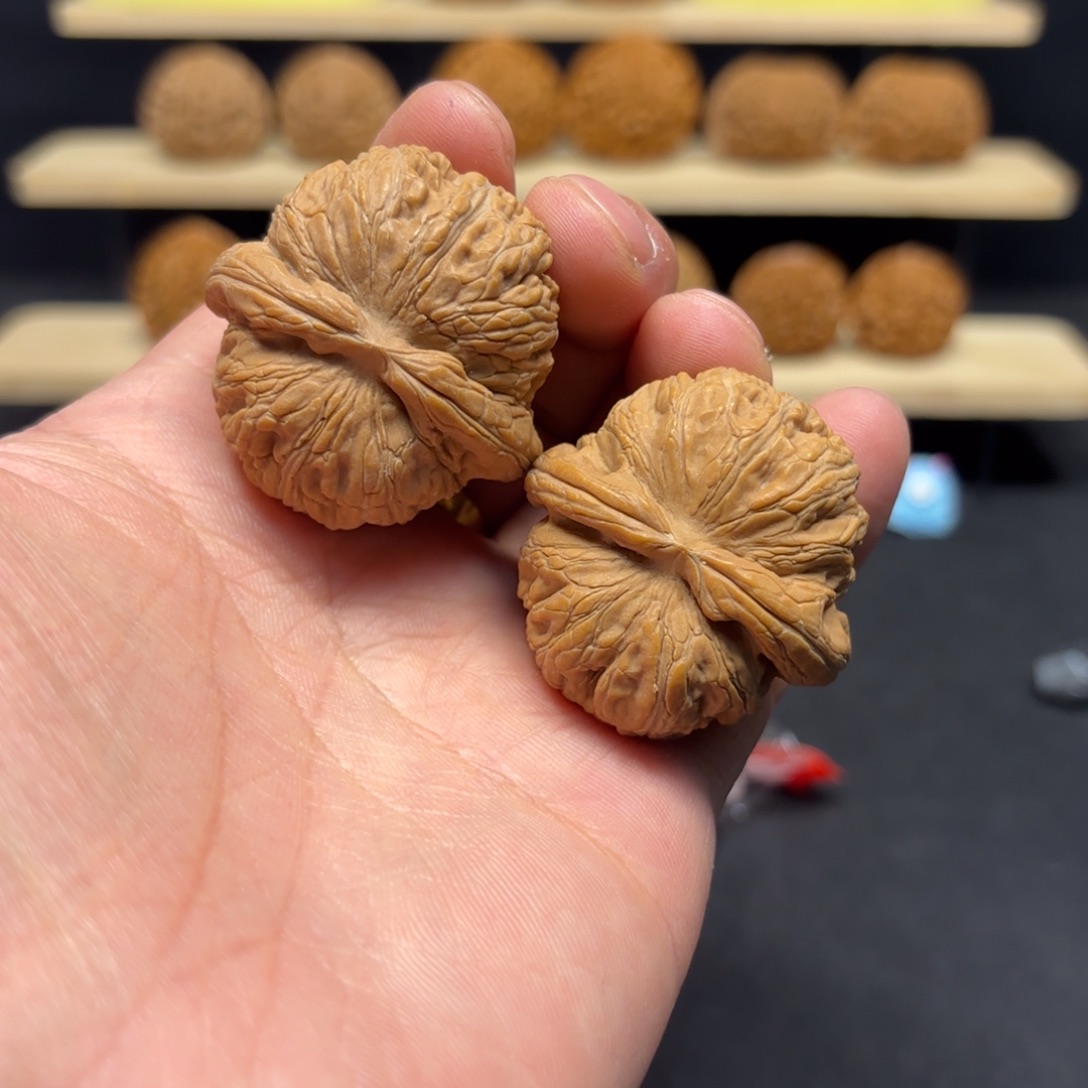 把件文玩核桃38平谷元宝