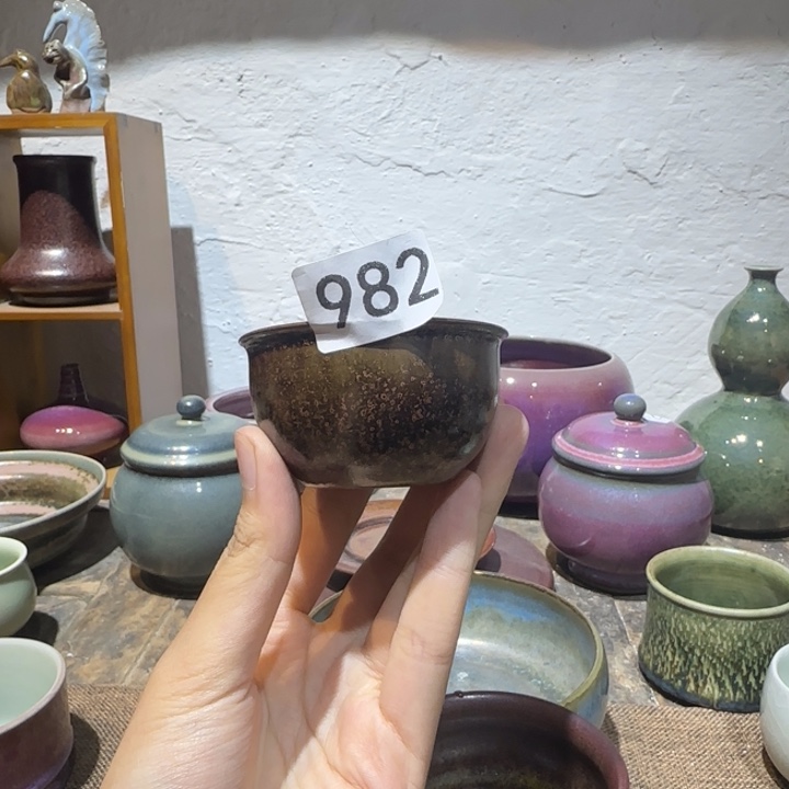 咪***西蘭山窑手作器物全品982蘭底款
