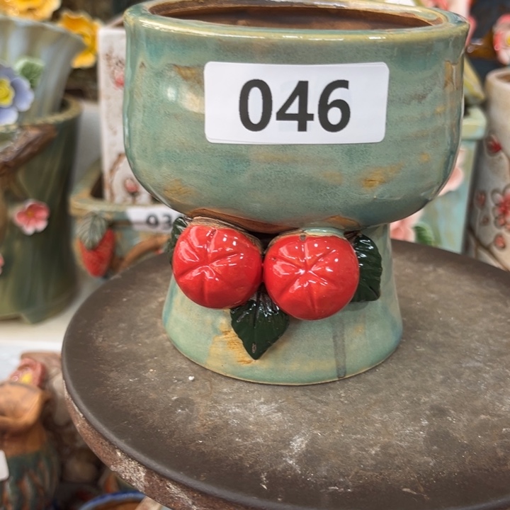 紫砂花盆粗陶材质多肉花盆