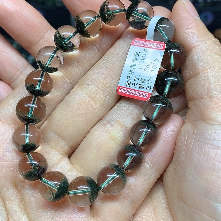 水晶手串未镶嵌天然水晶