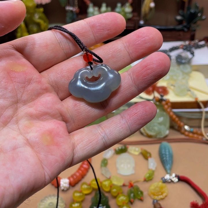 蛇纹石玉手链合金