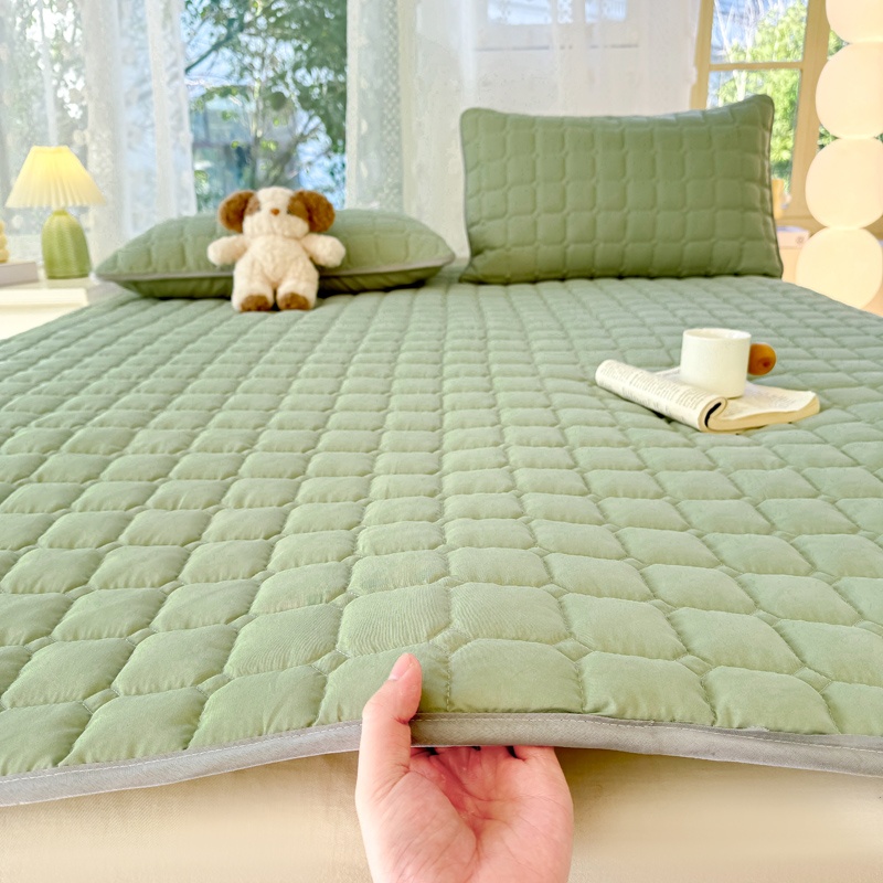 磨毛夹棉床垫软垫家用卧室垫被褥防滑床护垫宿舍学生床盖炕单铺底